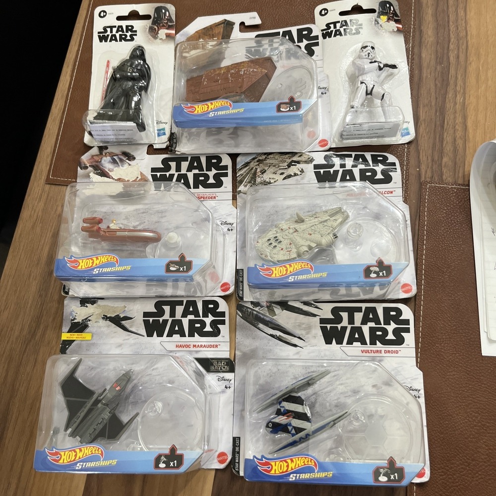 Hot wheels / Hasbro star wars Figure Collection 7 Pc